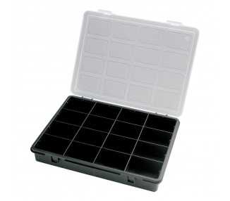 Organizador Plastico 16 Compartimentos 242x188x37 mm. Caja Almacenaje, Malentin Organizador, Organizador Plastico
