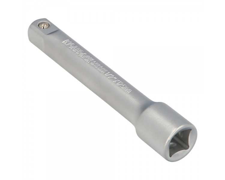 Alargadera Llave De Vaso Cuadradillo 1/2" Longitud 125 mm. Acero Cromo Vanadio