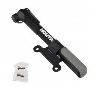 Bomba Para Bicicletas, Inflador Para Bicicleta, Bomba Patinete. Valvulas Schrader, Dunlop y Presta 8 Bares, Con soporte Bici