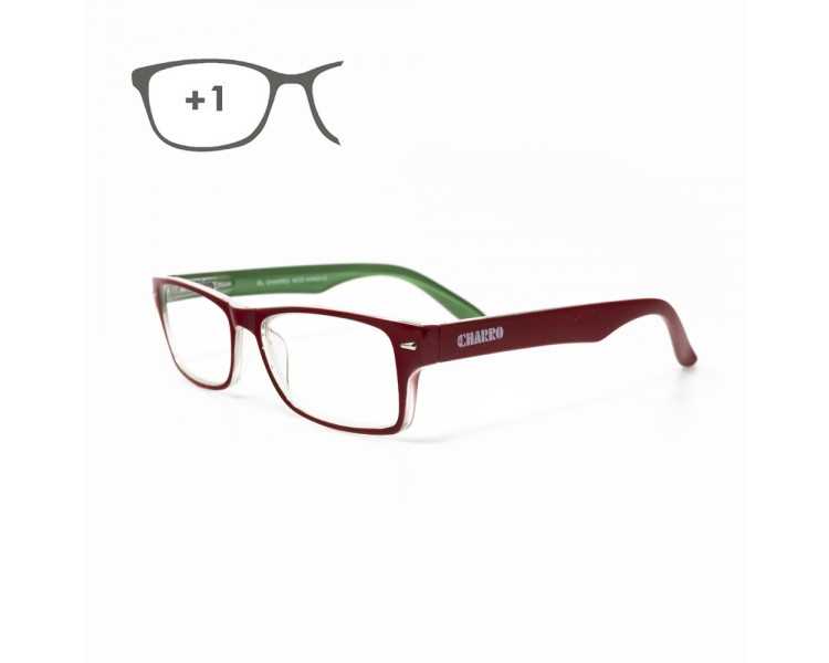 Gafas Lectura Kansas Rojo / Verde. Aumento +1,0 Gafas De Vista, Gafas De Aumento, Gafas Visión Borrosa