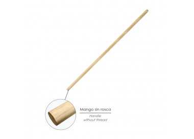 Mango Madera Para Cepillo Barrendero Con Garra. 1200 x Ø 28 mm.