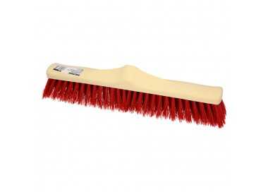 Cepillo Barrendero Industrial Fibra Suave PVC. Soporte Polipropileno 50 cm. (Sin Mango)