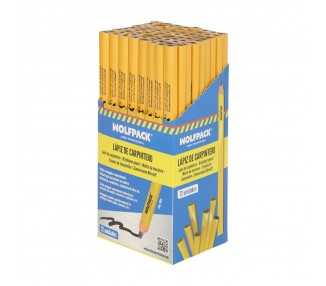 Lapiz Carpintero Standar Caja 72 Lapices. Marcador Carpinteria, Albañileria, Construcción.
