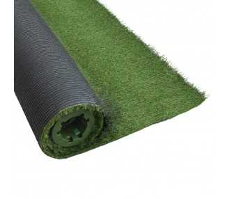 Cesped Artificial 12 mm. Rollo 2x25 metros. Césped Moqueta Para Interior y Exterior. Jardín, Terraza, Balcón. Uso Domestico