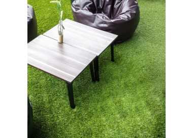 Cesped Artificial 20 mm. Rollo 2x10 metros. Césped Moqueta Para Interior y Exterior. Jardín, Terraza, Balcón. Uso Domestico