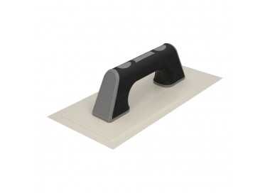 Llana / Talocha Con Mango de Plastico ABS Borde Flexible. Especial Lechadas. Base 280x140 mm. Mango Ligero y Ergonomico