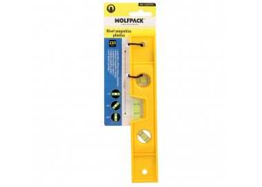 Nivel Burbuja Plastico, Base Magnetica 230 mm.