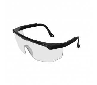Gafas Proteccion Con Patillas Ajustables Certificación EN166. Lente Color Transparente. Gafas Protección Gafas Trabajo