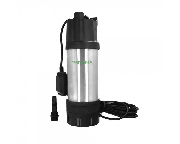Bomba Aguas Limpias Sumergible Multietapa 1000 W. 5.200 lts/hora, Profundidad 7 Mts, Elevación 35 mts. Presion Max: 3,5 Bares