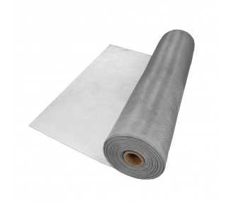 Tela Mosquitera Aluminio 18x14 Ancho 60 cm. Rollo 30 Metros. Malla Mosquitera Aluminio Anti Mosquitos, Antimoscas,