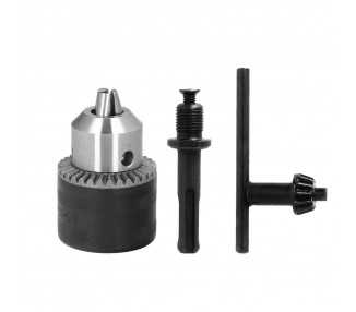 Adaptador Martillo SDS Plus A Portabrocas Ø 13 mm.mm. porta Brocas Con Llave, Adaptador Sds, Sds A Brocas