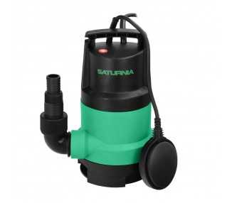 Bomba Aguas Sucias Sumergible 450 W. 8.000 lts/hora, Profundidad 5  Mts, Elevación 5,5 mts. Particulas max. Ø 30 mm.
