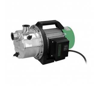 Bomba Aguas Limpias Superficie Acero Inoxidable 1.300 W. 5.000 lts/hora, Profundidad 8 Mts Elevación 50 mts. Presion Max: 5 Bar