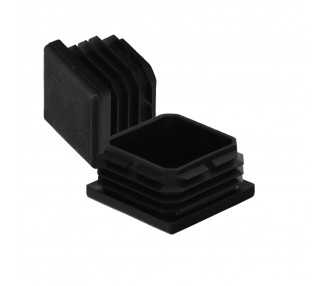 Contera Interior Plastico Cuadrada 50x50 mm. Color Negro. Bolsa 100 Unidades. Contera Mesa, Silla, Muebles, Estanteria