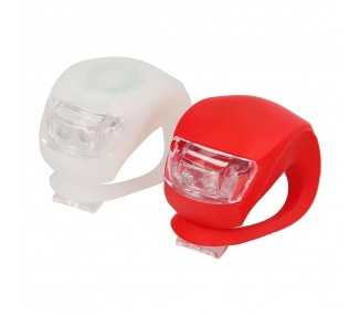 Kit Luces Led Bicicleta 2 Luces Basic. LED para bici, Luz para patin, Luz de posición, Luces bicicleta, LEDs bicicleta