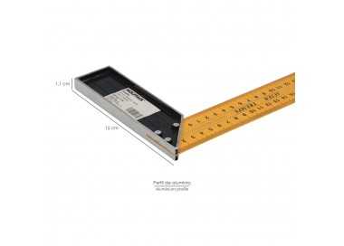 Escuadra Metalica 400 mm. Escuadra Carpintero, Escuadra Construcción,