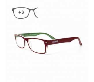 Gafas Lectura Kansas Rojo / Verde. Aumento +3,0 Gafas De Vista, Gafas De Aumento, Gafas Visión Borrosa