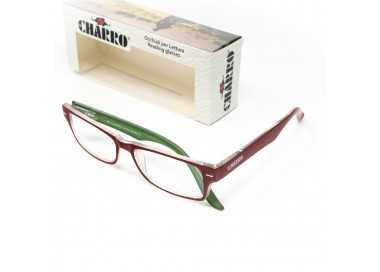 Gafas Lectura Kansas Rojo / Verde. Aumento +3,0 Gafas De Vista, Gafas De Aumento, Gafas Visión Borrosa