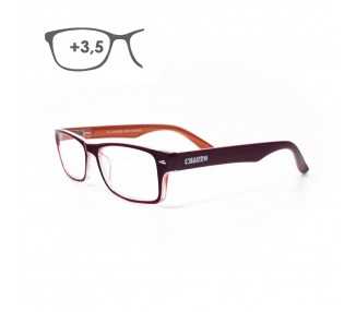 Gafas Lectura Kansas Morado / Naranja. Aumento +3,5 Gafas De Vista, Gafas De Aumento, Gafas Visión Borrosa