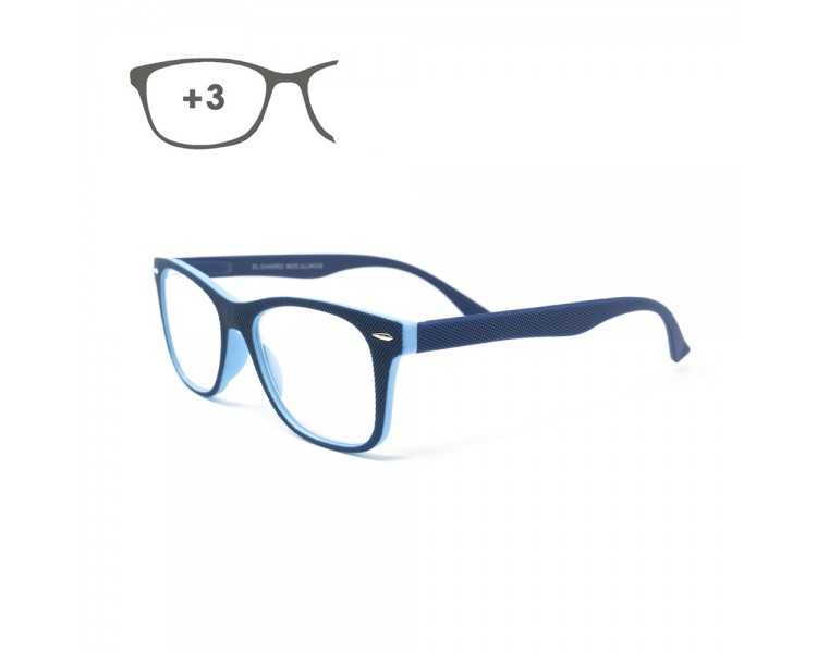 Gafas Lectura Illinois Azules. Aumento +3,0 Gafas De Vista, Gafas De Aumento, Gafas Visión Borrosa