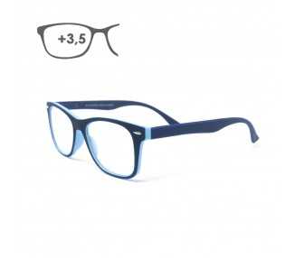 Gafas Lectura Illinois Azules. Aumento +3,5 Gafas De Vista, Gafas De Aumento, Gafas Visión Borrosa