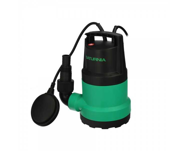 Bomba Aguas Limpias Sumergible 250 Watt. 5.500 lts/hora, Profundidad 5 Mts, Elevación 4,5 mts. Particulas max. Ø 2-3 mm.