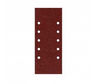 Lija Recambio Con Velcro 115x280 mm. con Agujeros Grano  40 (10 Piezas)