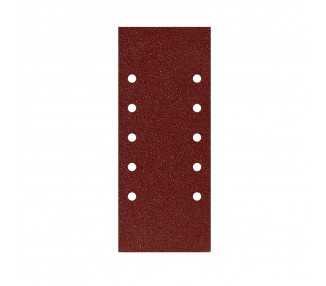 Lija Recambio Con Velcro 115x280 mm. con Agujeros Grano  180 (10 Piezas)
