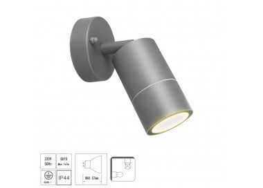 Lampara Aplique Exterior GU10 IP44 Color Antracita Aplique Techo, Luz Jardín, Lámpara Jardín, Luz Exterior, Aplique Jardín