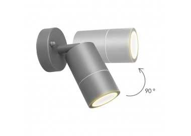 Lampara Aplique Exterior GU10 IP44 Color Antracita Aplique Techo, Luz Jardín, Lámpara Jardín, Luz Exterior, Aplique Jardín