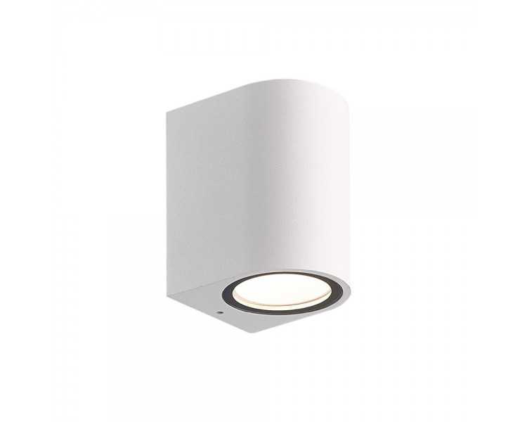 Lampara Aplique Oval Exterior GU10 IP65 Color Blanco Aplique Techo, Luz Jardín, Lámpara Jardín, Luz Exterior, Aplique Jardín