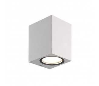 Lampara Aplique Cuadrado GU10 IP65 Color Blanco Aplique Techo, Luz Jardín, Lámpara Jardín, Luz Exterior, Aplique Jardín