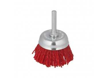 Cepillo Nylon Taza Ø 50 mm. 1/4". Cepillo De Lijado Nailon. Cepillo Para Taladro De Nailon, Cepillo De Alambre Abrasivo De Nylon