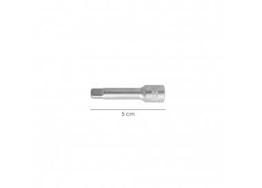 Alargadera Llave De Vaso 1/4" Longitud 55 mm.