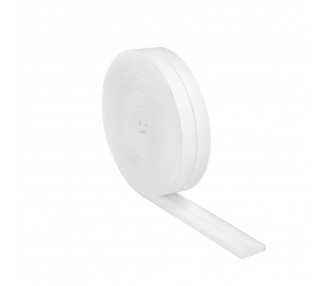 Burlete Espuma Blanco Rollo 8 metros. x 15 mm. Auto Adhesivo Protege Frio, Corrientes Aire, Humedad. Burlete Puerta y Ventana
