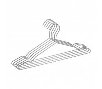 Percha Fina Acero Inoxidable 420 mm. (Pack 10p)