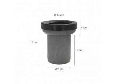 Manguito Inodoro PVC Recto Ø 90 mm