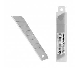 Hoja Cutter 18 mm. (Estuche 10 Piezas) Acero al Carbono.