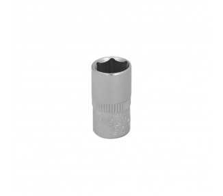 Llave Vaso 1/4" Hexagonal 7 mm. Perfil de 6 caras. Acero Cromo Vanadio, Aristas Redondas