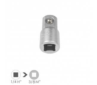 Adaptador Aumentador 1/4" Hembra 3/8" Macho
