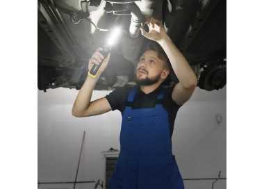 Linterna LED Multifunción Tipo Boligrafo Recargable (900 mAh) 200 Lumenes Con Iman, Gancho y Soporte Ajustable.