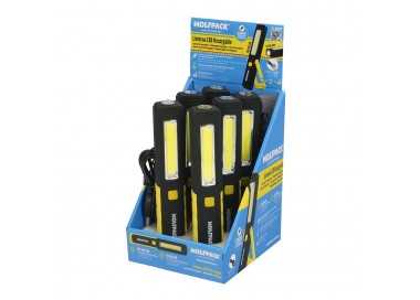 Linterna LED Multifunción Tipo Boligrafo Recargable (900 mAh) 200 Lumenes Con Iman, Gancho y Soporte Ajustable.