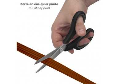 Burlete Caucho Marron Rollo 6 Metros. x 9 mm. Sellador Ventanas y Puertas. Aisla Del Ruido. Para Umbrales de 1 A 3,5 mm.