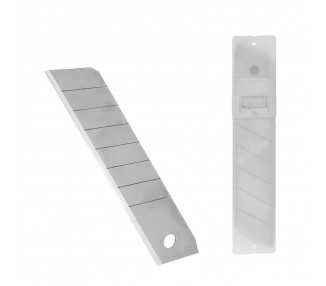 Hoja Cutter 25 mm. (Estuche 10 Piezas) Acero Sk5