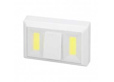 Linterna / Luces Led Para Pared / Armario A pilas (4 AAA) 250 Lumenes (Fijación Mediante Pegatina, Iman o Tornillos)