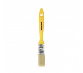 Paletina Profesional Cerda Blanca Ancho 20 mm. Cerdas Naturales Mango Plastico Ergonomico, Brocha Pintor, Pincel Pintura