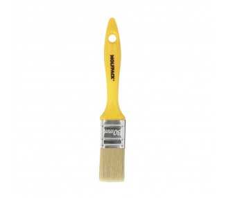 Paletina Profesional Cerda Blanca Ancho 30 mm. Cerdas Naturales Mango Plastico Ergonomico, Brocha Pintor, Pincel Pintura
