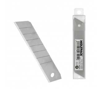 Hoja Cutter 18 mm. (Estuche 10 Piezas) Acero al Carbono.