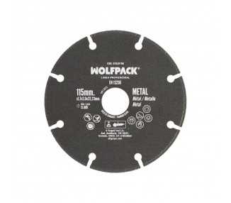 Disco Corte Metales Universal  Ø 115 x 1,7 mm. Filo de Diamante Disco Corte Acero, Chapa, Hierro, Aluminio