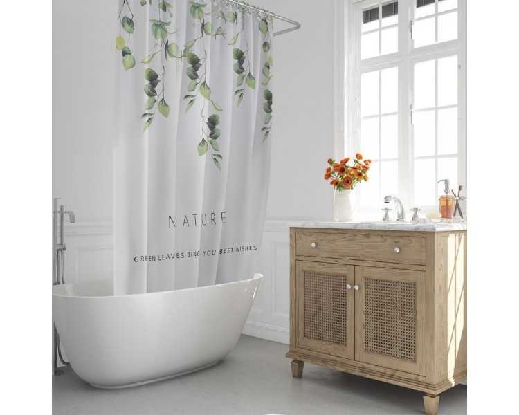 Cortina Ducha Nature 180x200 cm. Impermeable